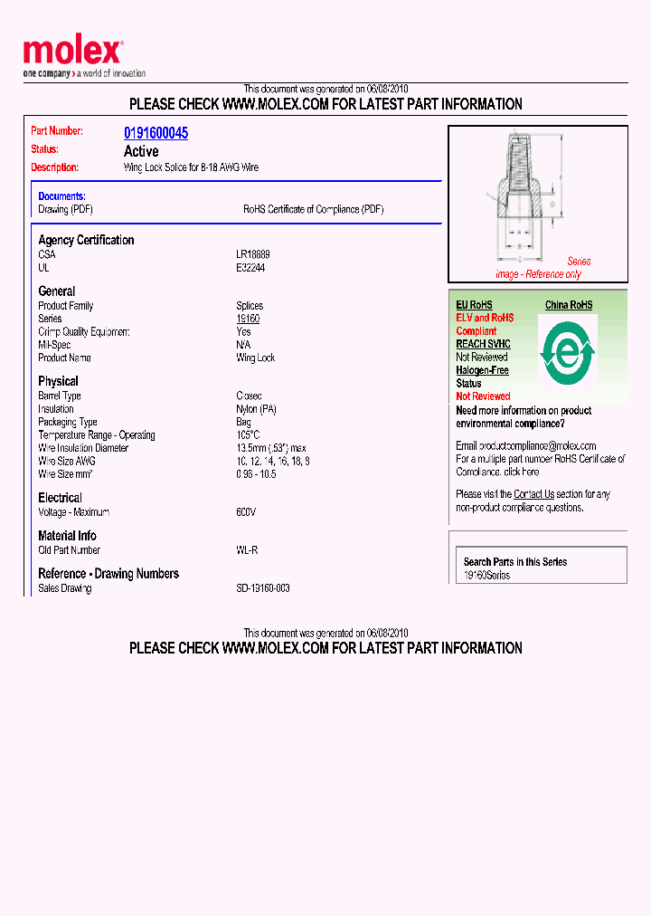 0191600045_4926980.PDF Datasheet