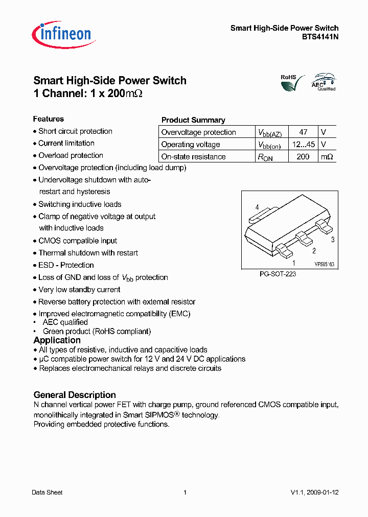 BTS4141N09_4928274.PDF Datasheet