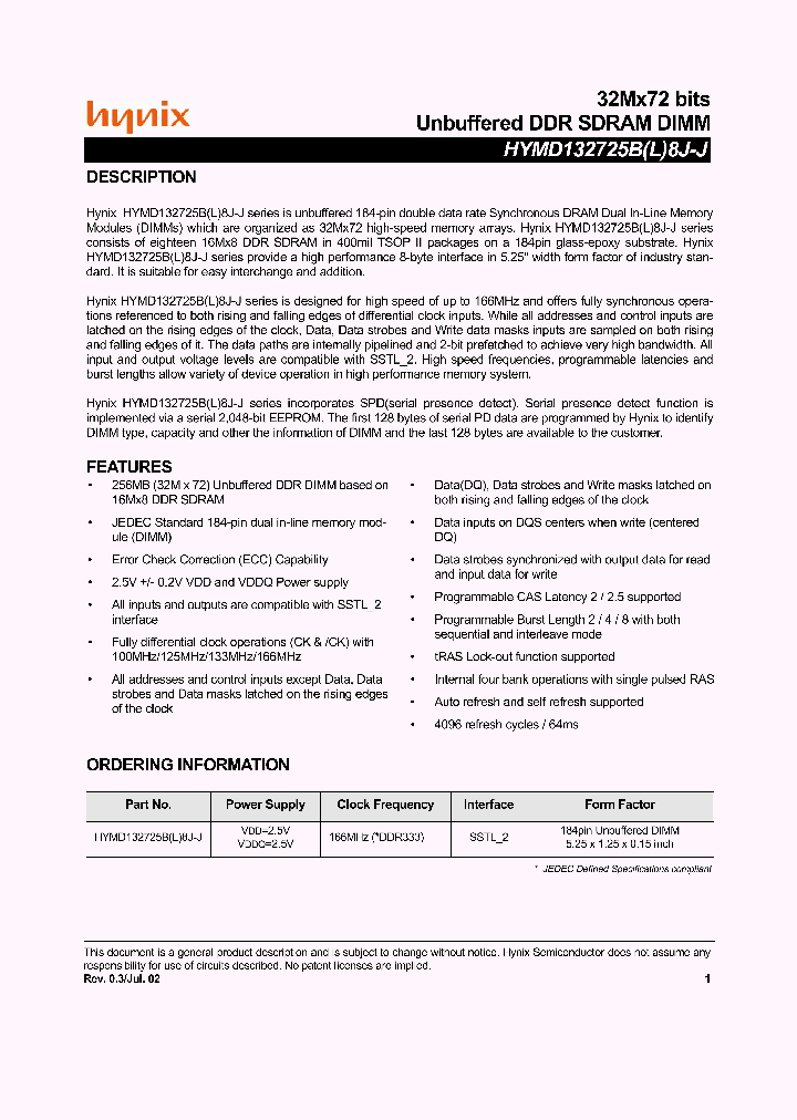HYMD132725B8J-J_4928688.PDF Datasheet