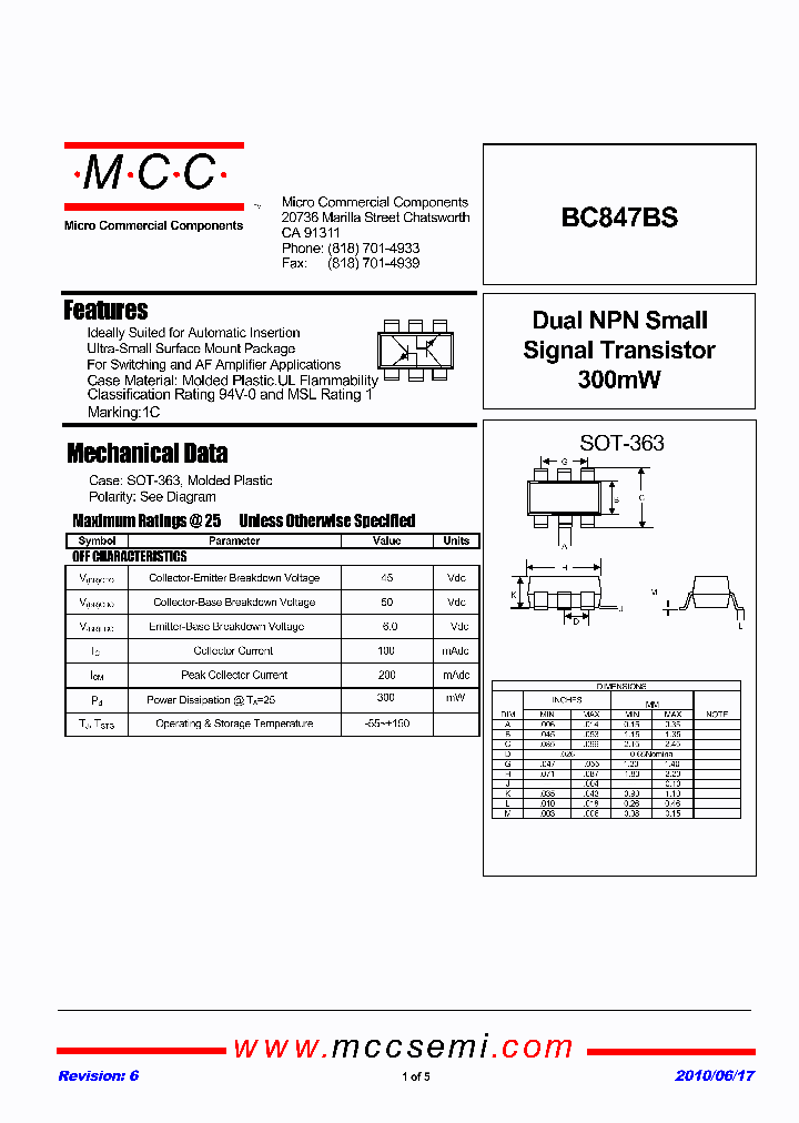 BC847BS-TP_4929570.PDF Datasheet