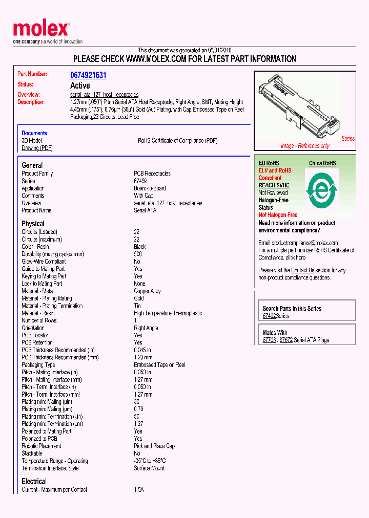 67492-1631_4930643.PDF Datasheet