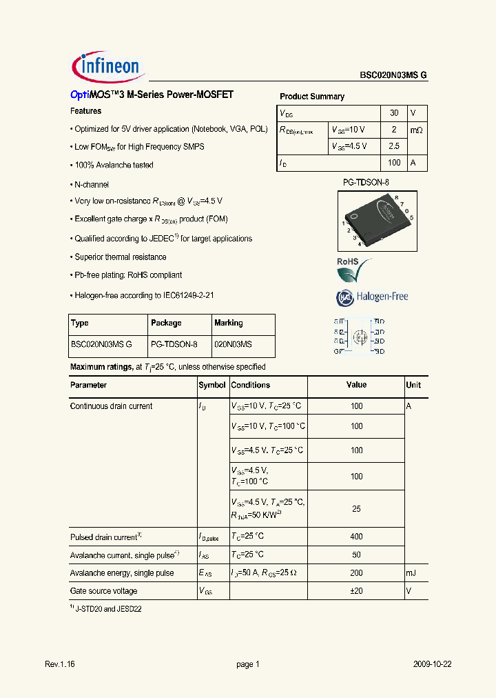 BSC020N03MSG_4930863.PDF Datasheet