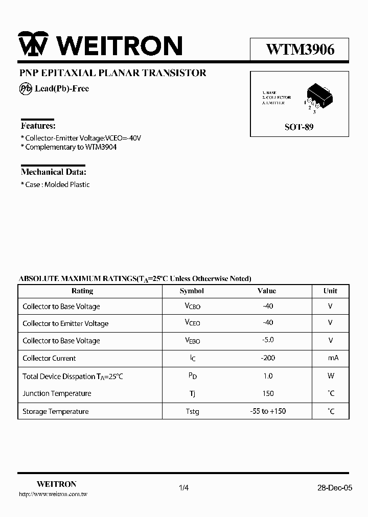 WTM3906_4930902.PDF Datasheet