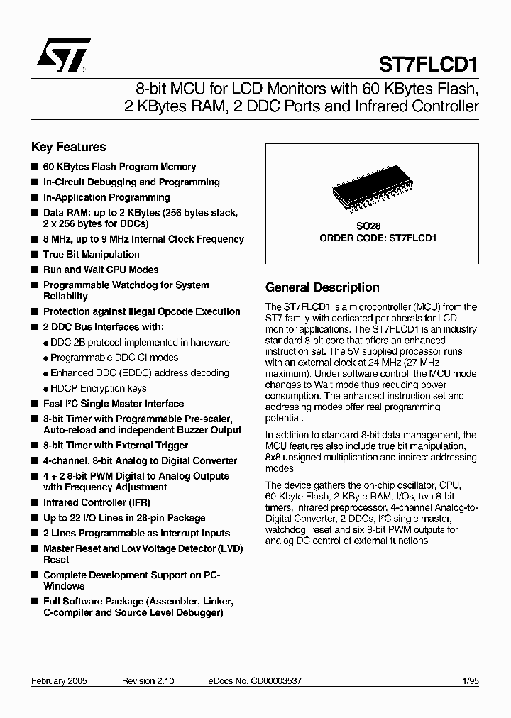 ST7FLCD1_4931435.PDF Datasheet