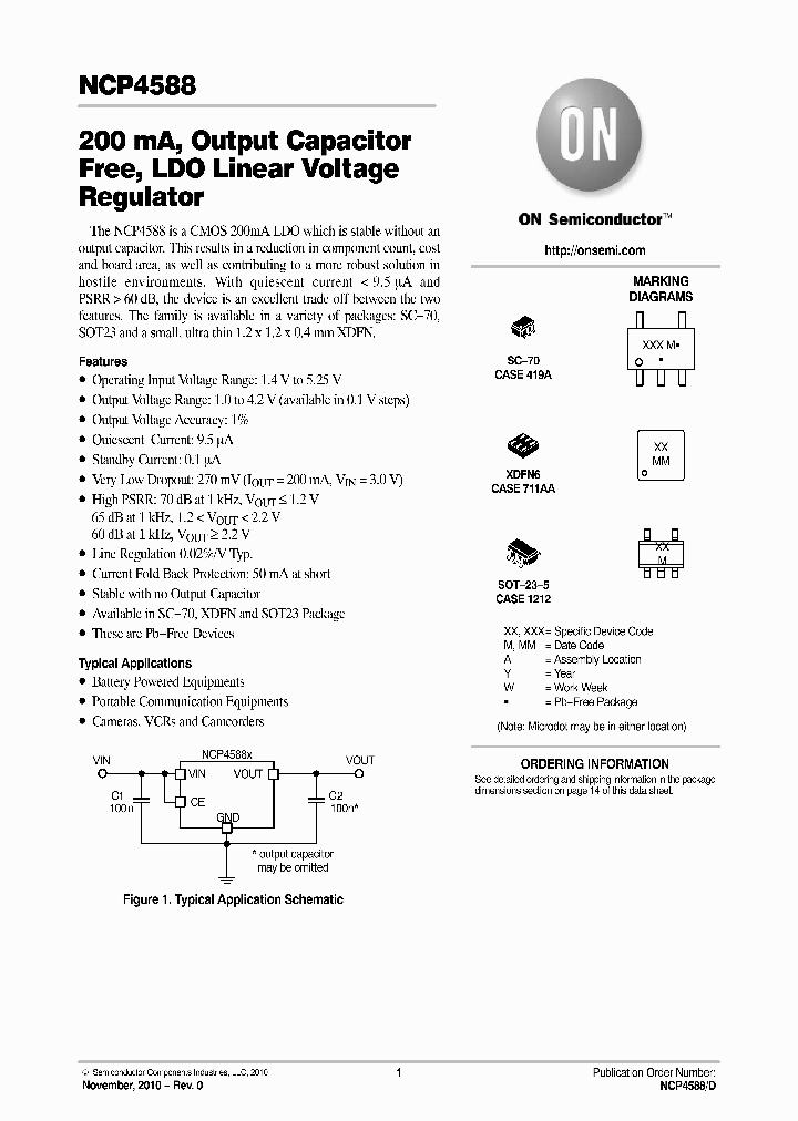 NCP4588DSQ10T1G_4931582.PDF Datasheet
