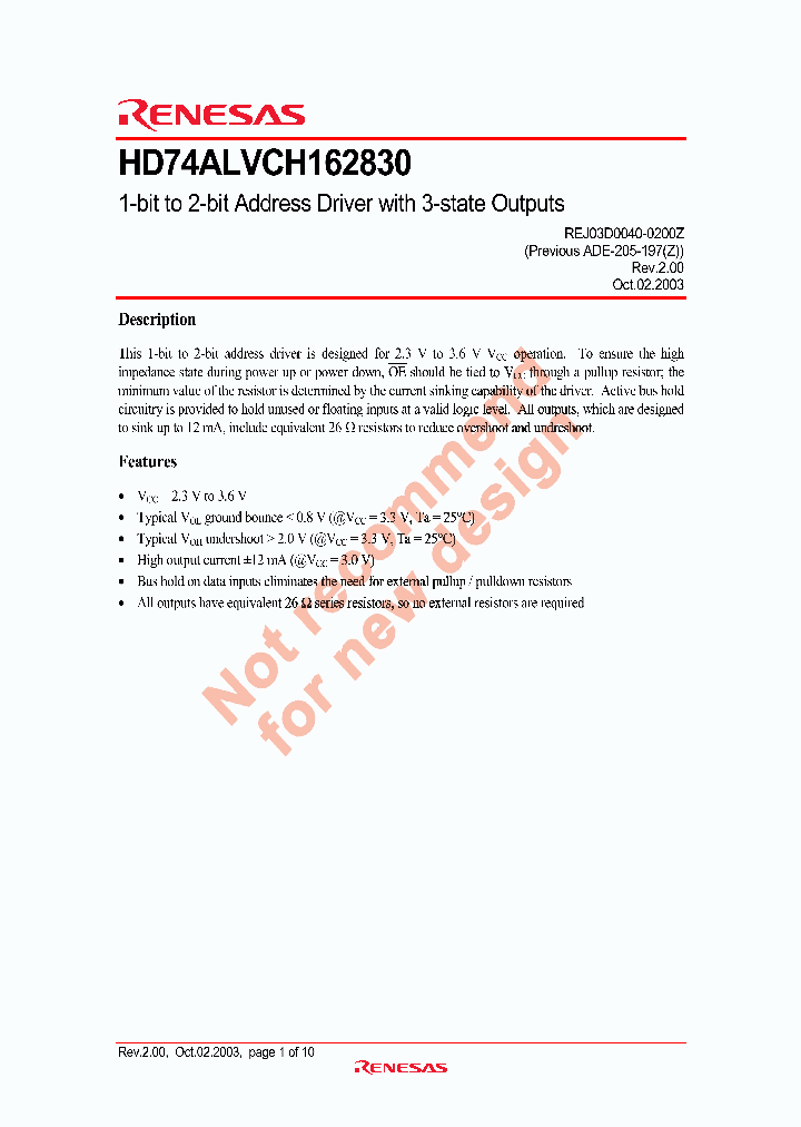 HD74ALVCH162830_4931765.PDF Datasheet
