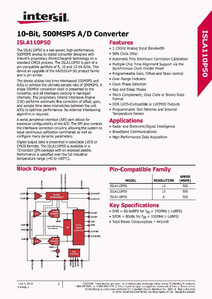 ISLA110P50_4932021.PDF Datasheet