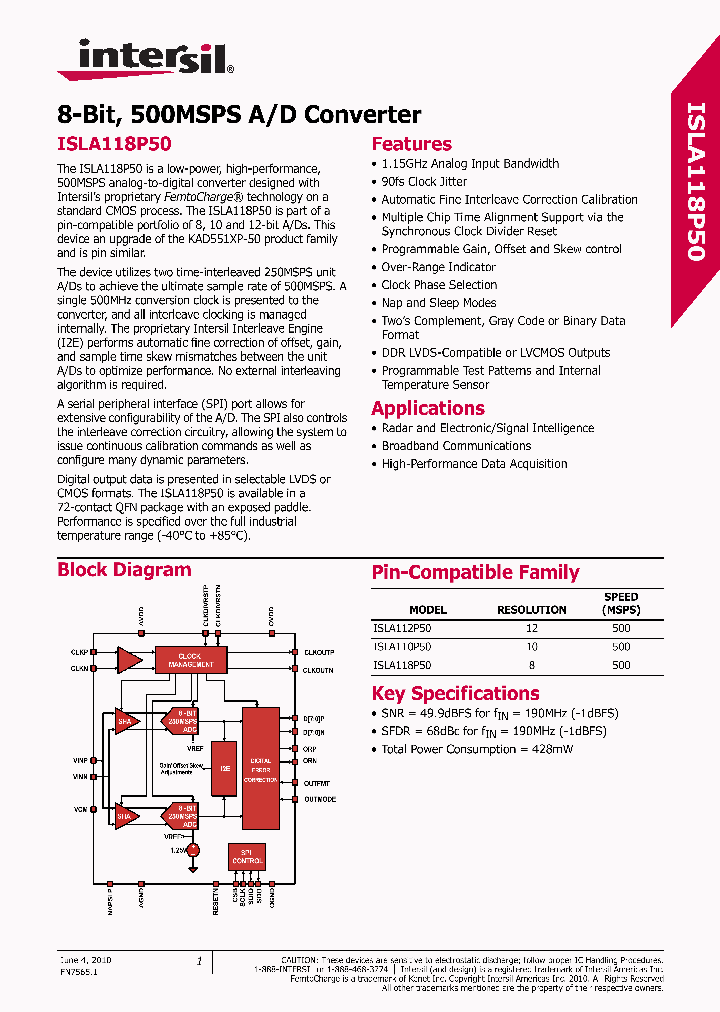 ISLA118P50_4932024.PDF Datasheet