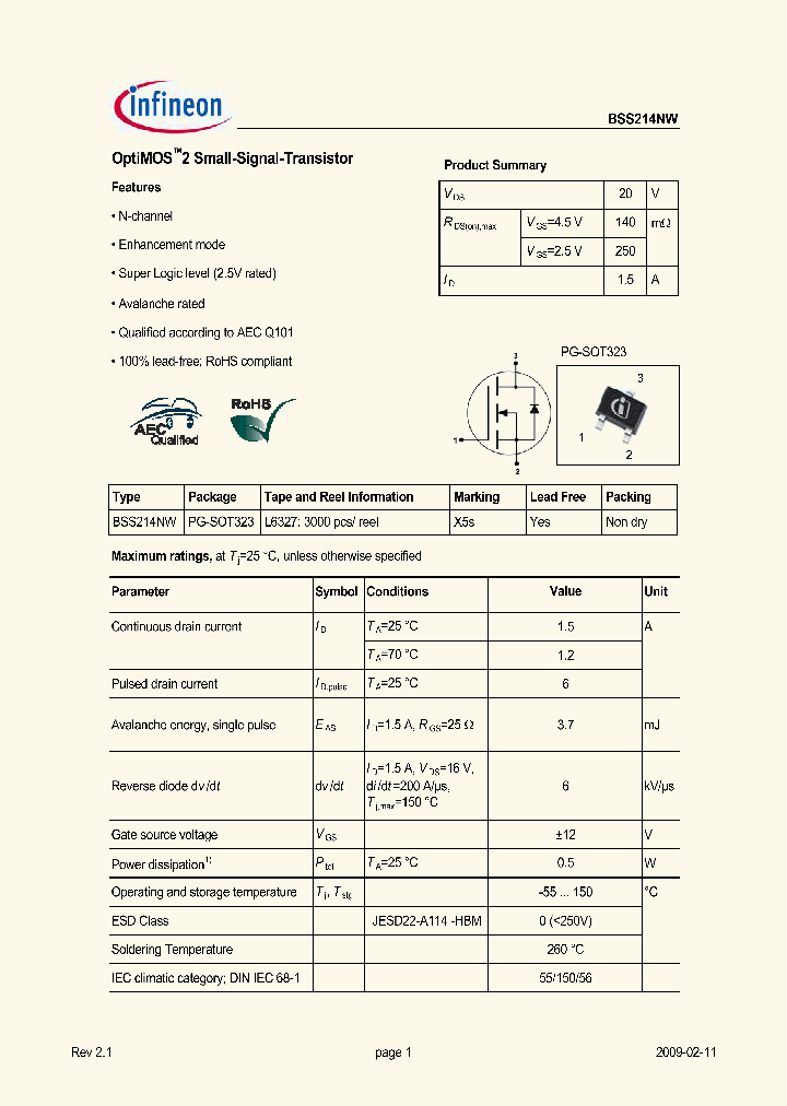 BSS214NW_4932233.PDF Datasheet