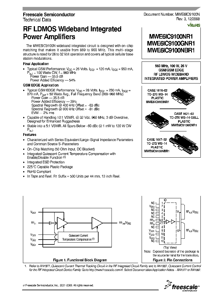 MWE6IC9100GNR1_4932557.PDF Datasheet