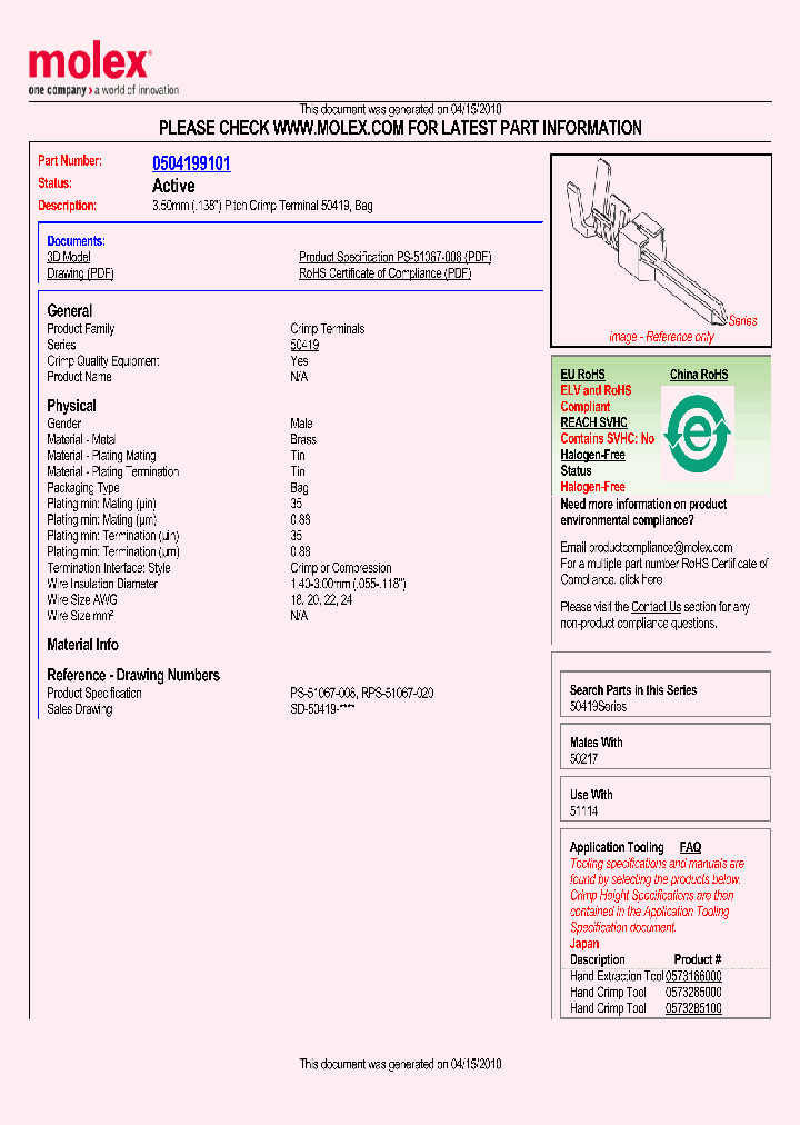 50419-9101_4933021.PDF Datasheet