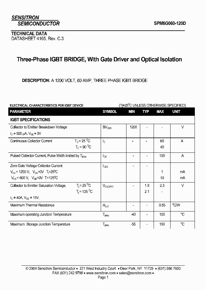 SPM6G060-120D08_4933141.PDF Datasheet