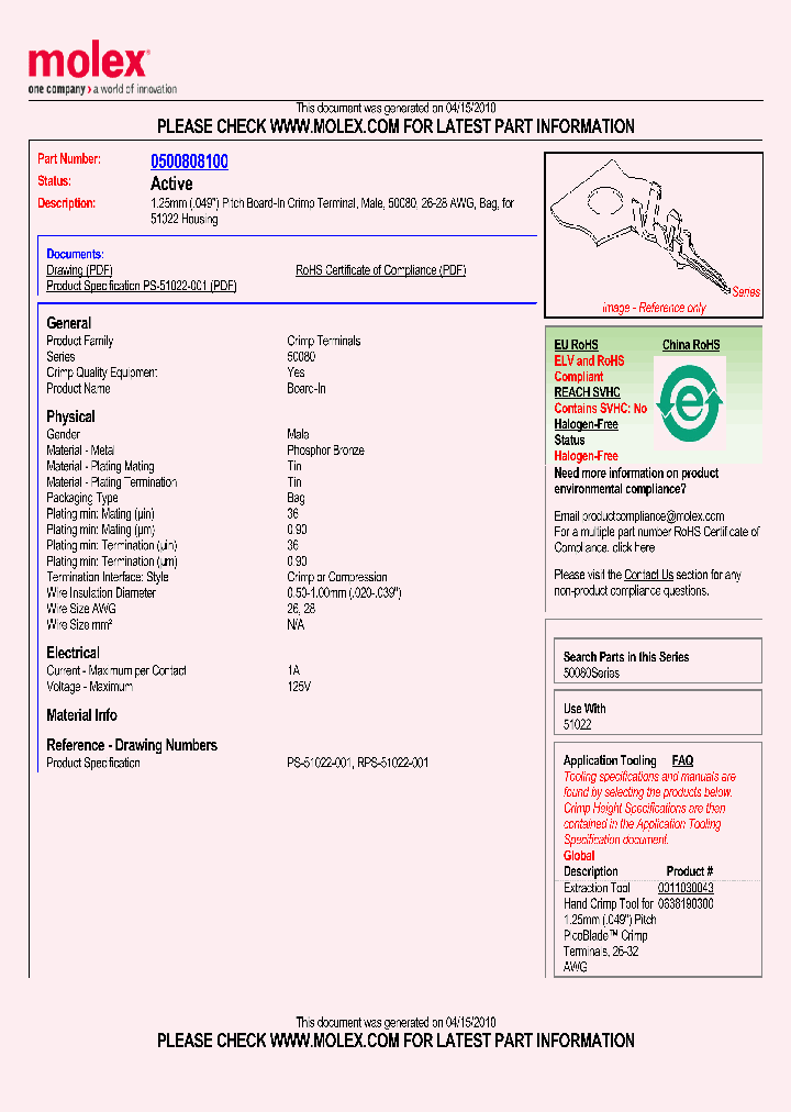 50080-8100_4933522.PDF Datasheet