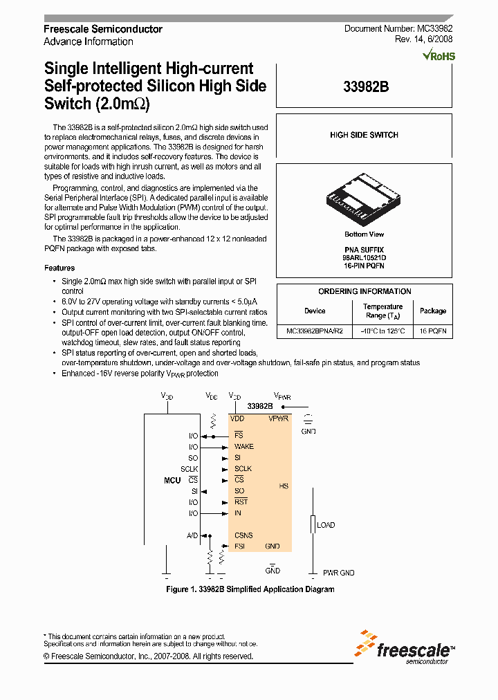 MC33982BPNAR2_4933776.PDF Datasheet