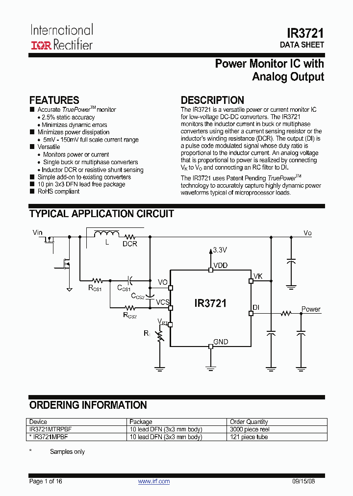 IR3721_4934421.PDF Datasheet