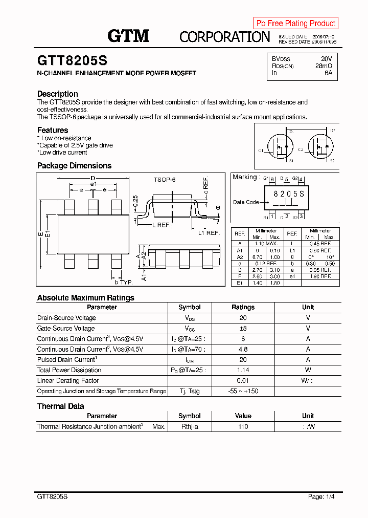 GTT8205S_4934460.PDF Datasheet