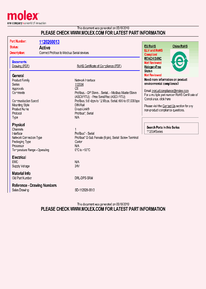 DRL-DPS-SRM_4934617.PDF Datasheet