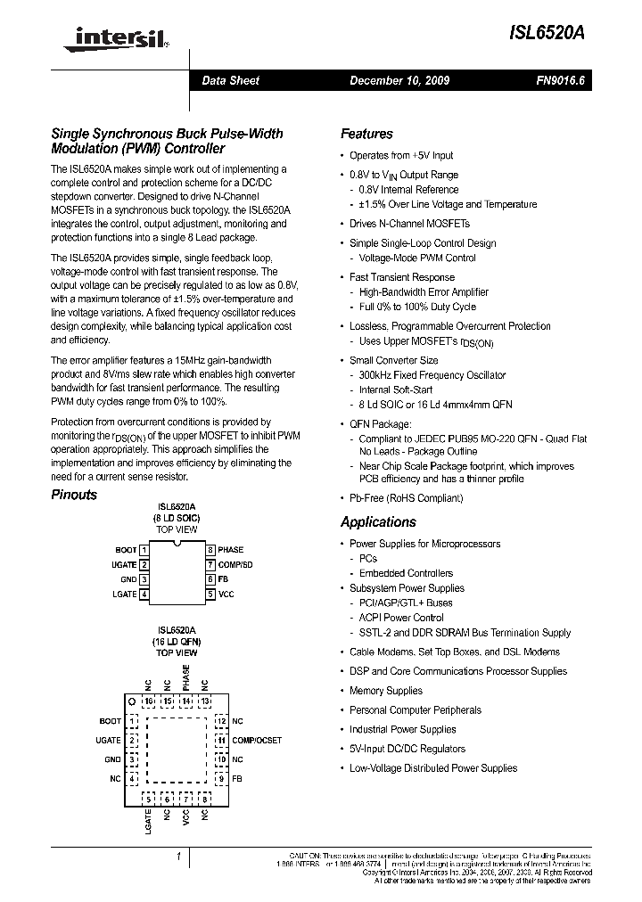 ISL6520AIBZ_4935245.PDF Datasheet