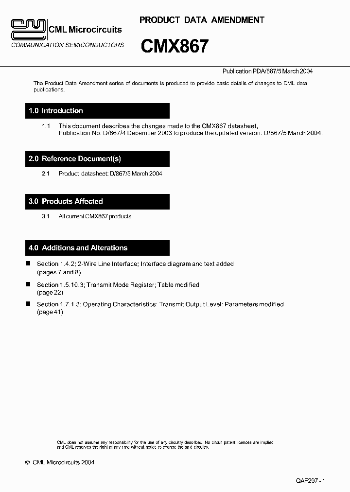 CMX867_4935479.PDF Datasheet