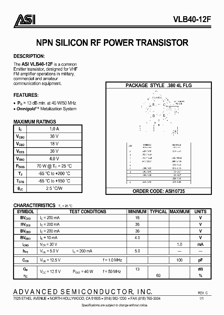 VLB40-12F_4936125.PDF Datasheet