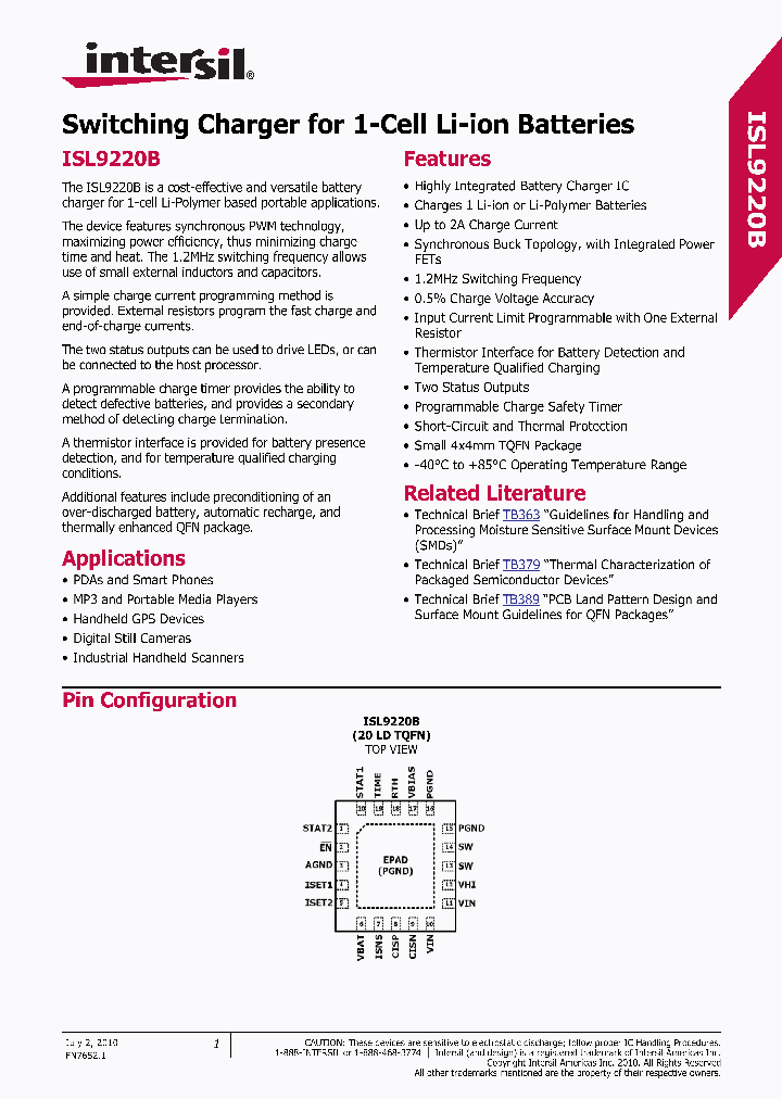 ISL9220B10_4936158.PDF Datasheet