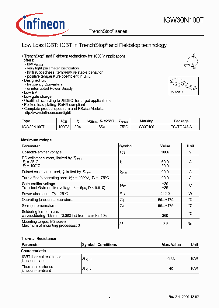 IGW30N100T_4936169.PDF Datasheet