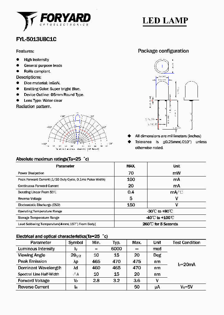 FYL-5013UBC1C_4937570.PDF Datasheet