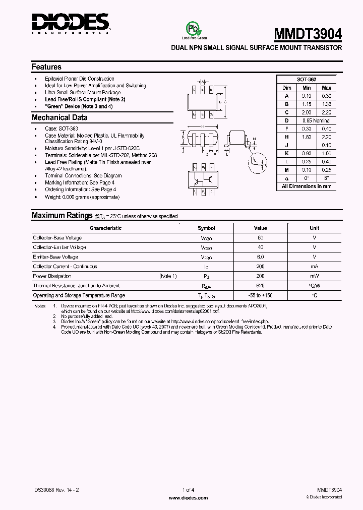 MMDT3904_4937585.PDF Datasheet