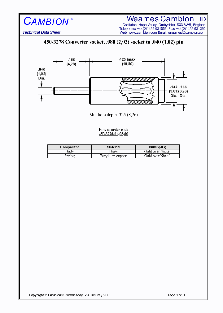 450-3278_4937747.PDF Datasheet