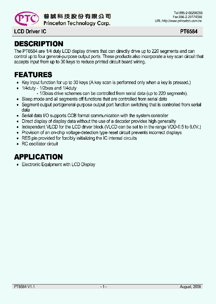 PT6584-LQ_4938669.PDF Datasheet