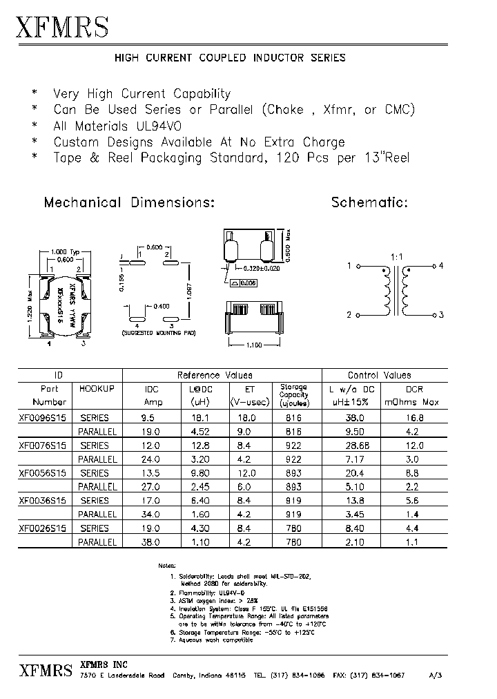 XF0026S15_4938955.PDF Datasheet