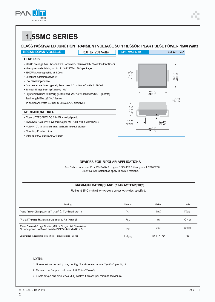 15SMC160_4939777.PDF Datasheet