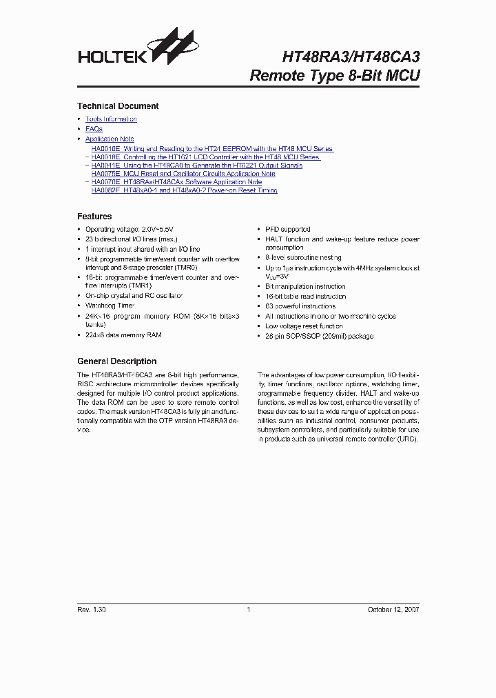 HT48CA3_4939799.PDF Datasheet