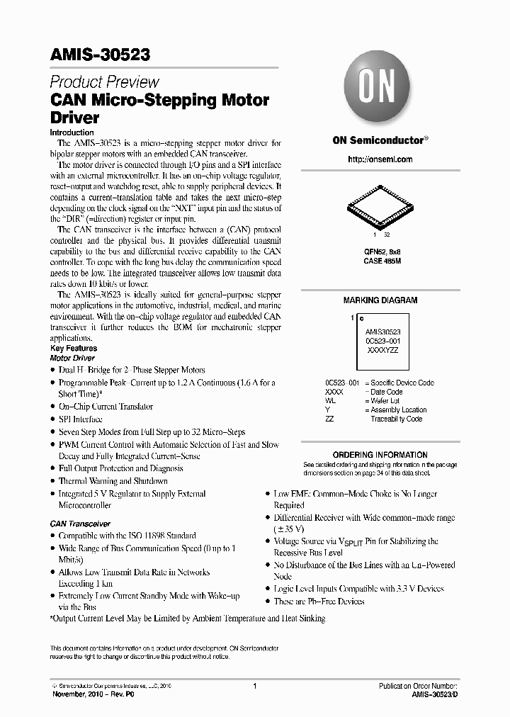 AMIS-30523_4940296.PDF Datasheet