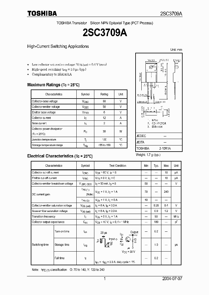 2SC3709A_4940585.PDF Datasheet