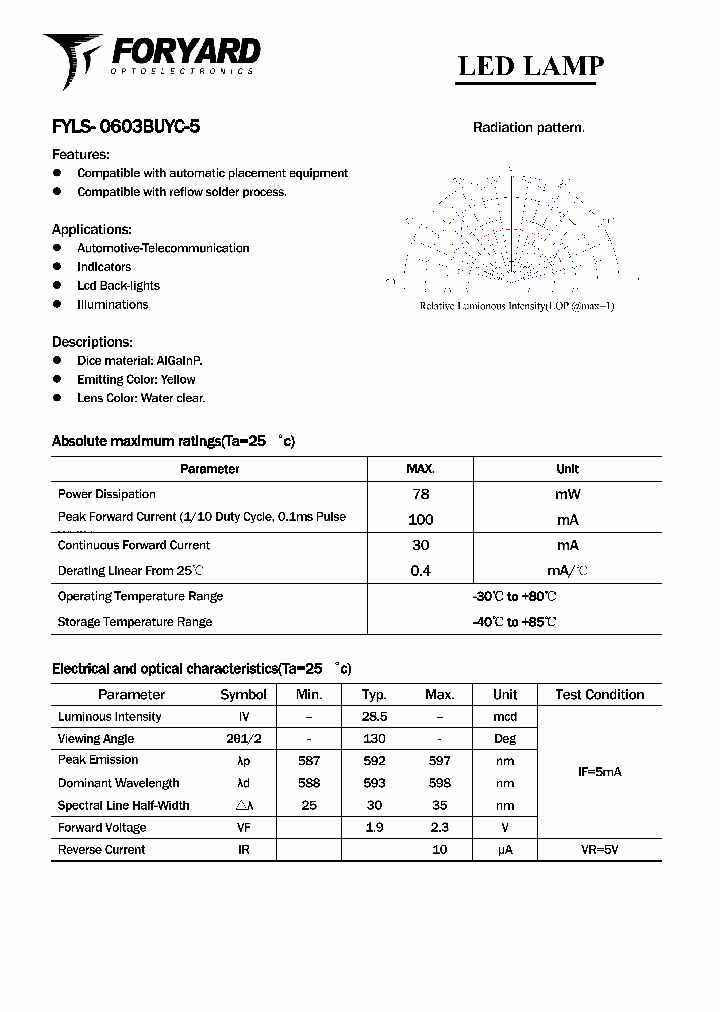 FYLS-0603BUYC-5_4941000.PDF Datasheet