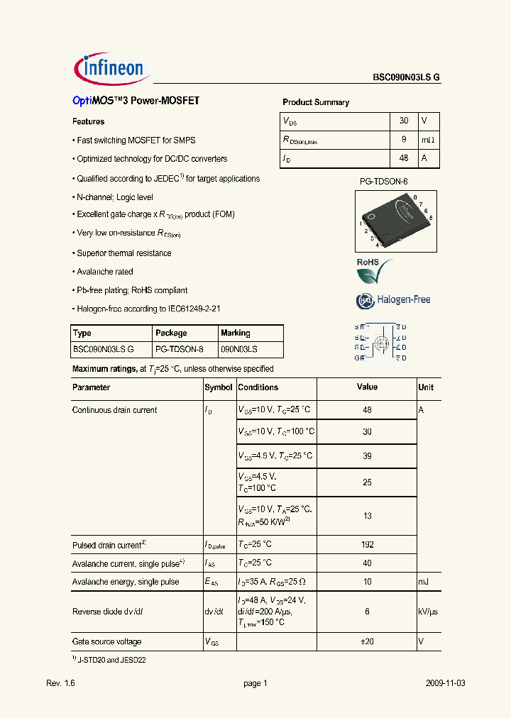 BSC090N03LSG_4941445.PDF Datasheet