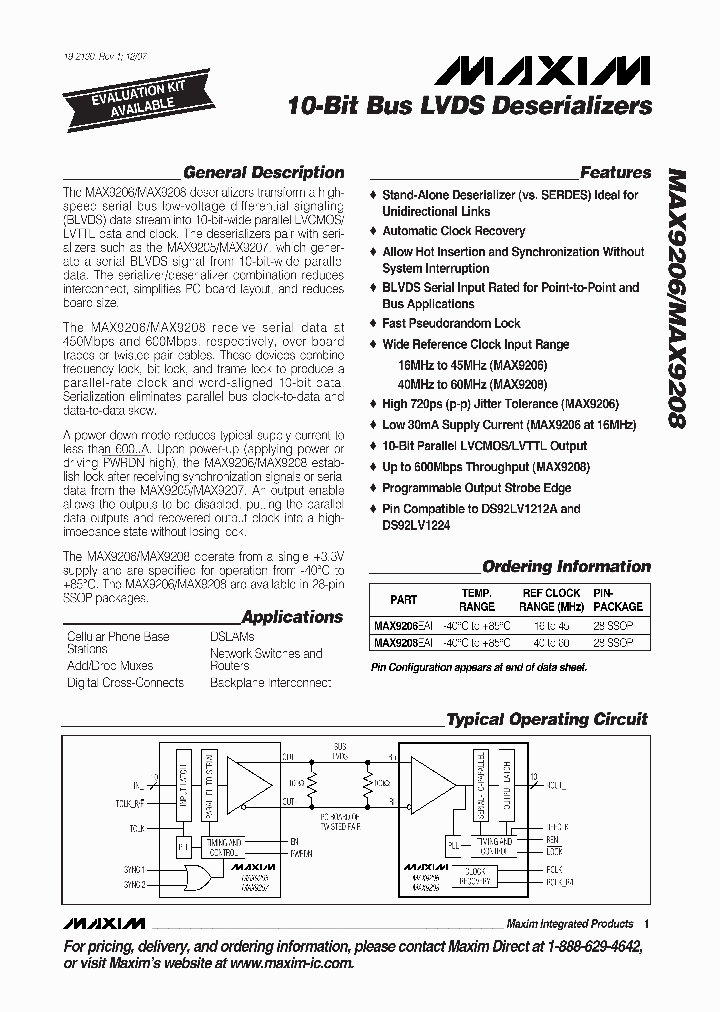 MAX9206EAI_4941551.PDF Datasheet