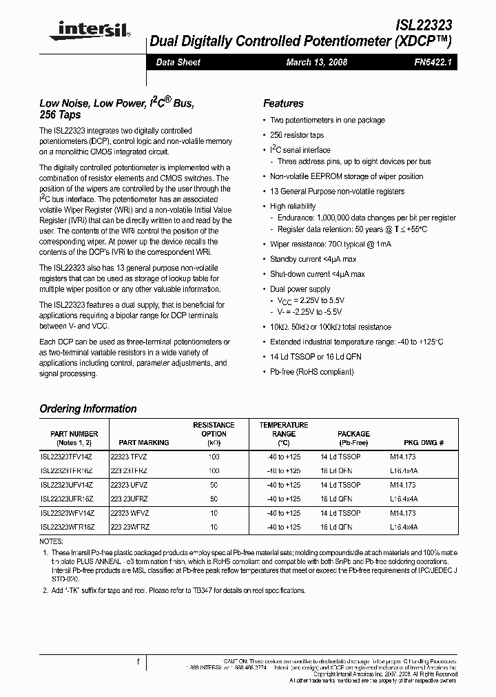 ISL22323TFR16Z_4941815.PDF Datasheet