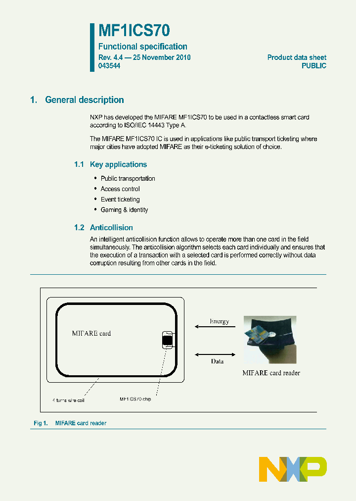 MF1ICS70_4941901.PDF Datasheet