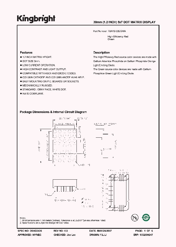 TBA12-22EGWA_4942661.PDF Datasheet
