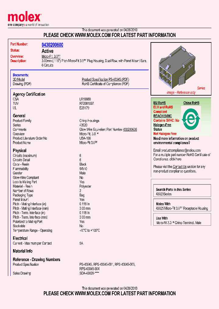 0430200600_4943470.PDF Datasheet
