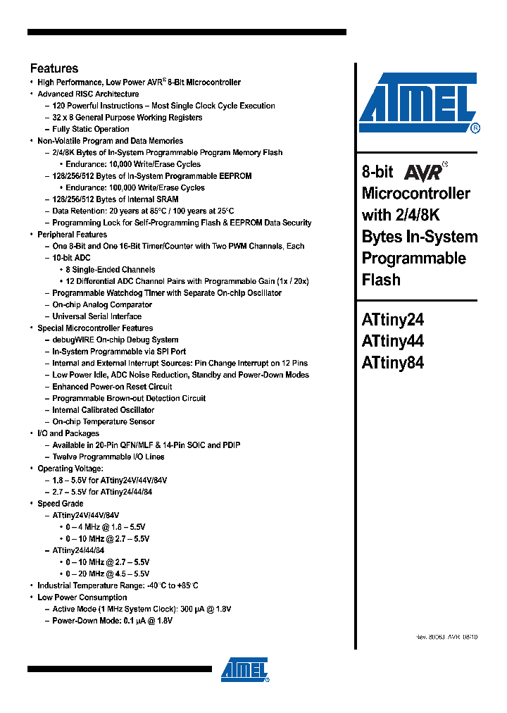 ATTINY24-20MU_4943793.PDF Datasheet