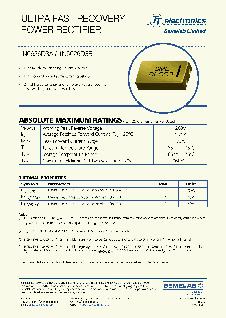 1N6626D3A_4944602.PDF Datasheet