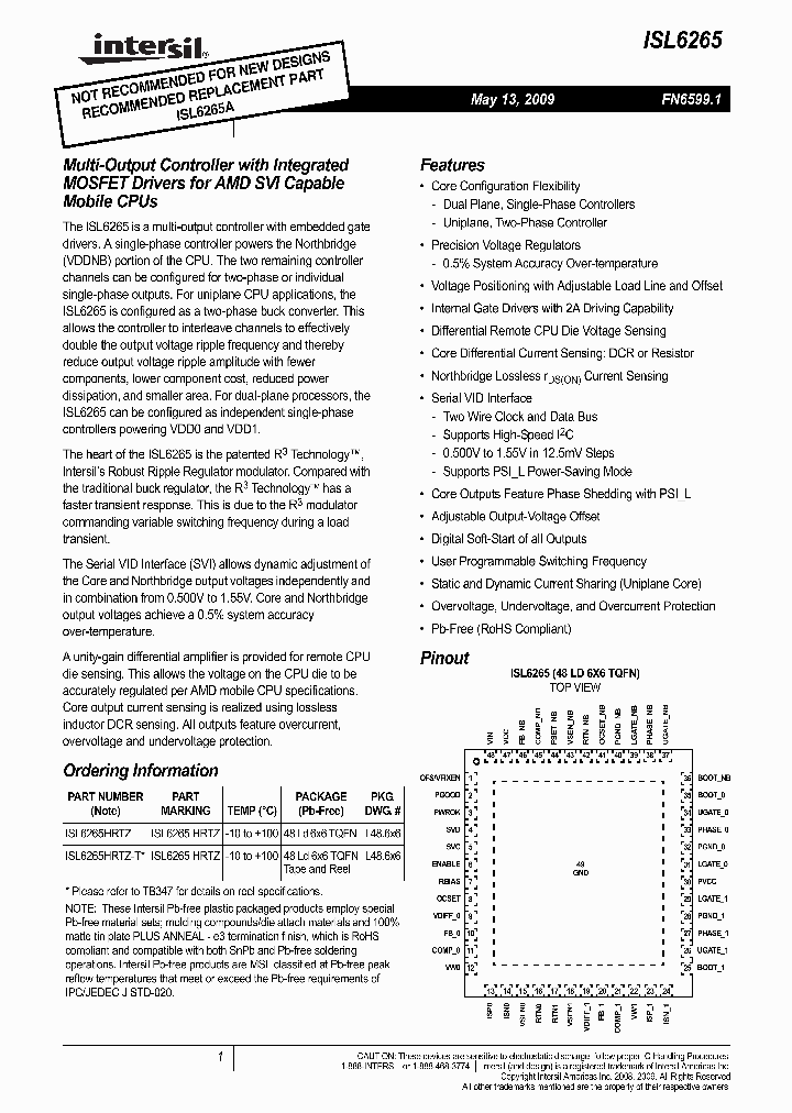 ISL6265HRTZ_4944954.PDF Datasheet