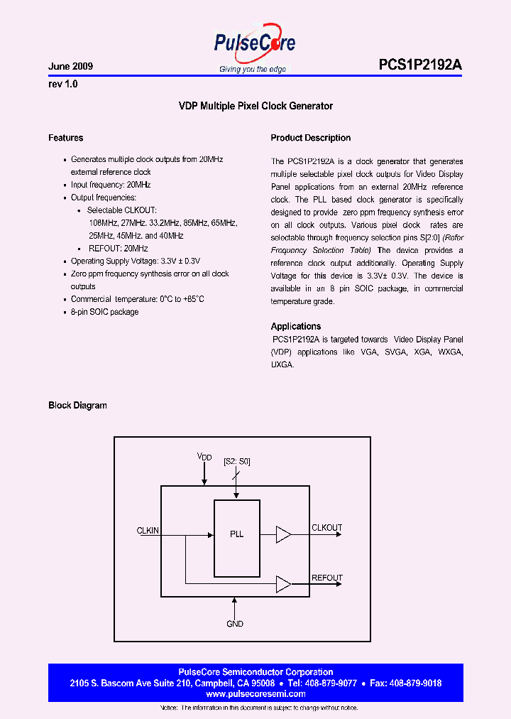 PCS1P2192A_4945425.PDF Datasheet