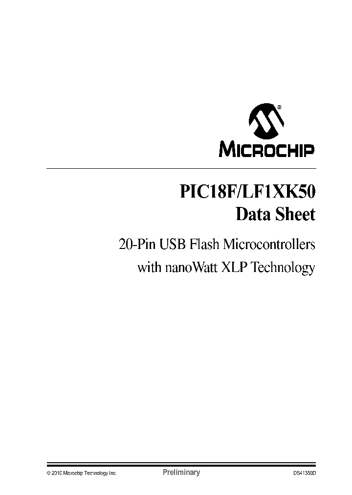 PIC18LF13K50-EP_4947559.PDF Datasheet
