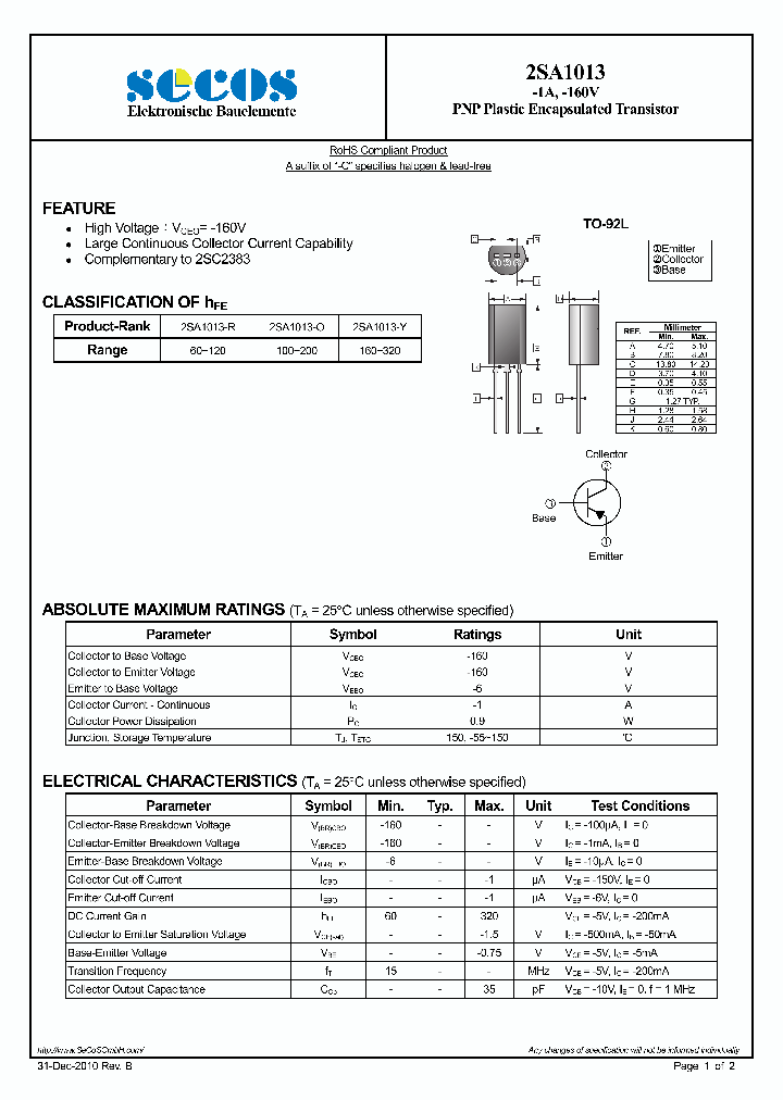 2SA1013_4948100.PDF Datasheet