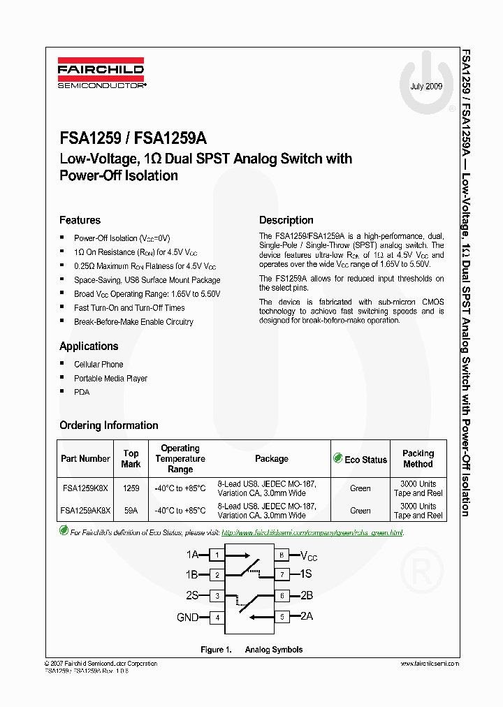 FSA1259AK8X_4948274.PDF Datasheet