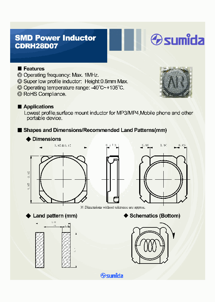CDRH28D07NP-100MC_4950458.PDF Datasheet